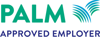 palm approved employer logo