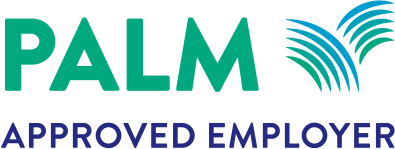 palm approved employer logo